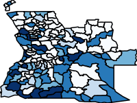 AGO [B1] - FLOOD: ANNUAL AVERAGE NUMBER OF POTENTIALLY AFFECTED PEOPLE IN PROJECTED CLIMATE CONDITIONS with SOCIO ECONOMIC PROJECTION